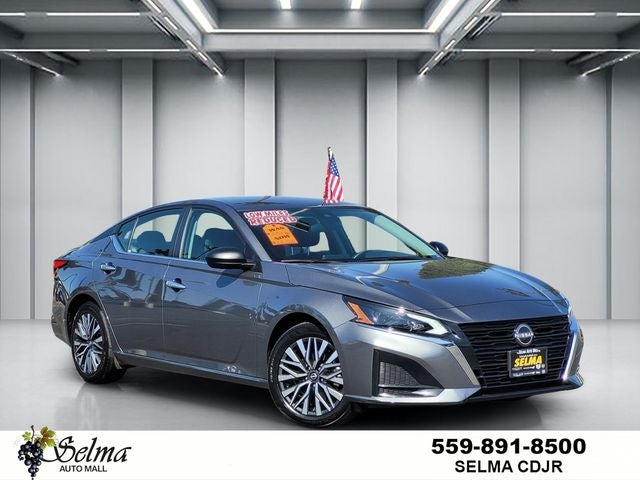 2025 Nissan Altima SV FWD in Gun Metallic — front three-quarter view