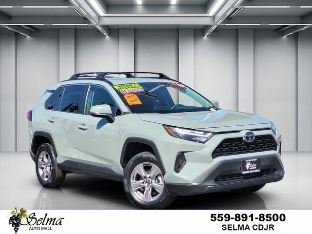 2023 Toyota RAV4 XLE in Lunar — front three-quarter view