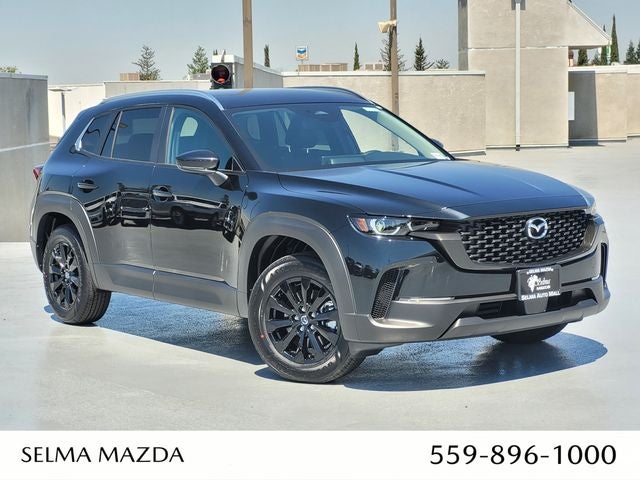 2026 Mazda Mazda CX-50 2.5 S Select AWD in Jet Black Mica — front three-quarter view