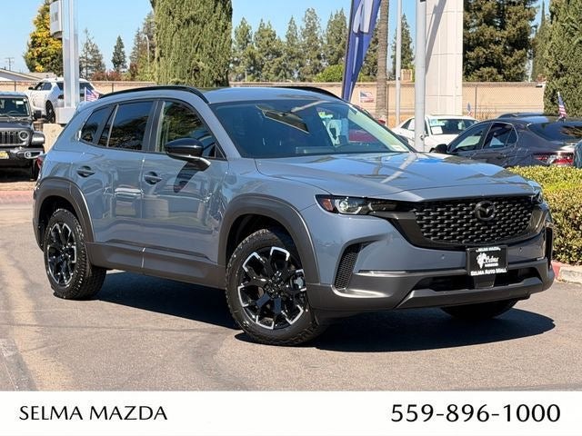 2026 Mazda Mazda CX-50 2.5 S Meridian Edition AWD in Polymetal Gray Metallic — front three-quarter view