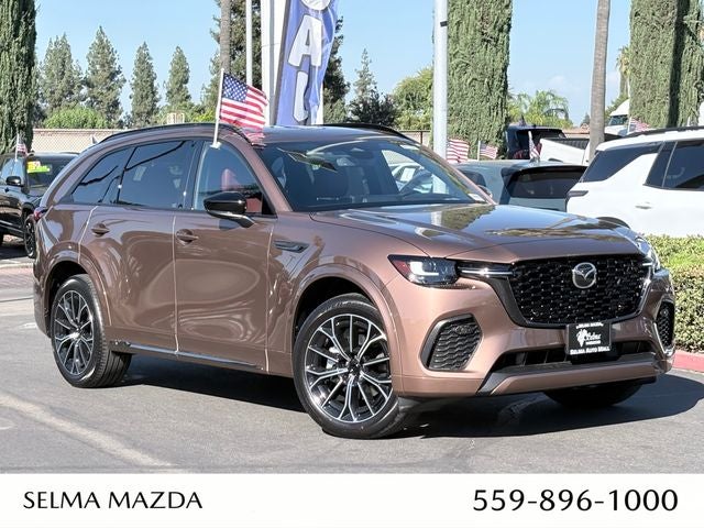 2026 Mazda Mazda CX-70 3.3 Turbo S Premium AWD in Melting Copper Metallic — front three-quarter view