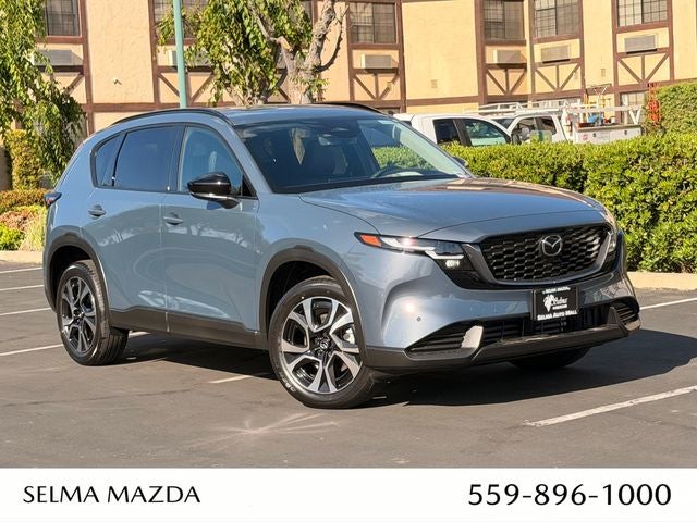 2026 Mazda Mazda CX-5 2.5 S Preferred AWD in Polymetal Gray Metallic — front three-quarter view