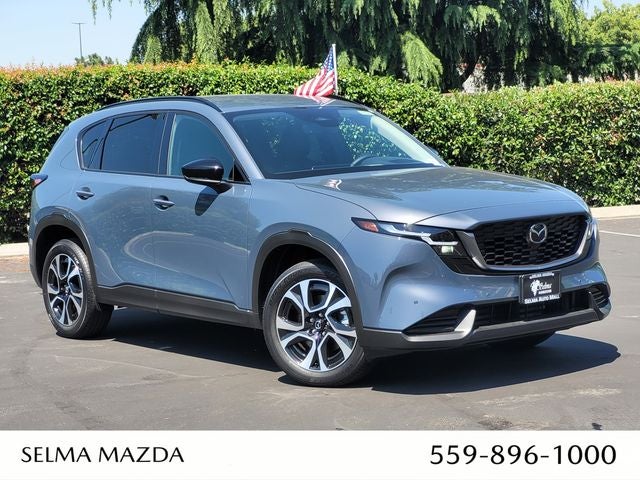 2026 Mazda Mazda CX-5 2.5 S Preferred AWD in Polymetal Gray Metallic — front three-quarter view