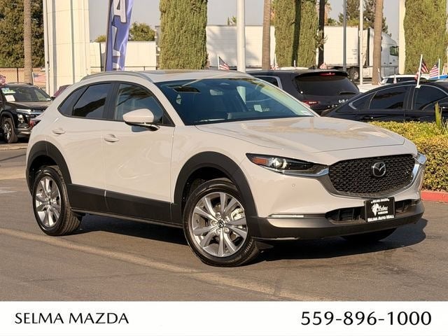 2026 Mazda Mazda CX-30 2.5 S Premium AWD in Aero Gray Metallic — front three-quarter view