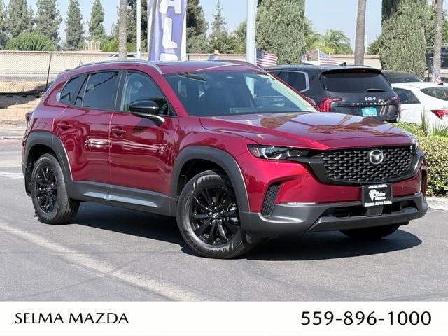 2026 Mazda Mazda CX-50 2.5 S Preferred AWD in Soul Red Crystal Metallic — front three-quarter view