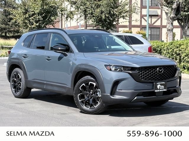 2026 Mazda Mazda CX-50 2.5 S Meridian Edition AWD in Polymetal Gray Metallic — front three-quarter view
